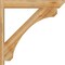 Ekena Millwork Legacy Slat Rough Sawn Outlooker, Western Red Cedar, 6"W x 34"D x 34"H OUT06X34X34LEC06RWR - alternate 2